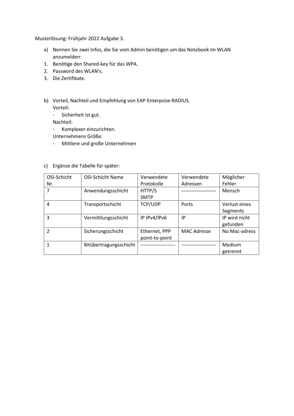 Musterlösung 3 Teil 1