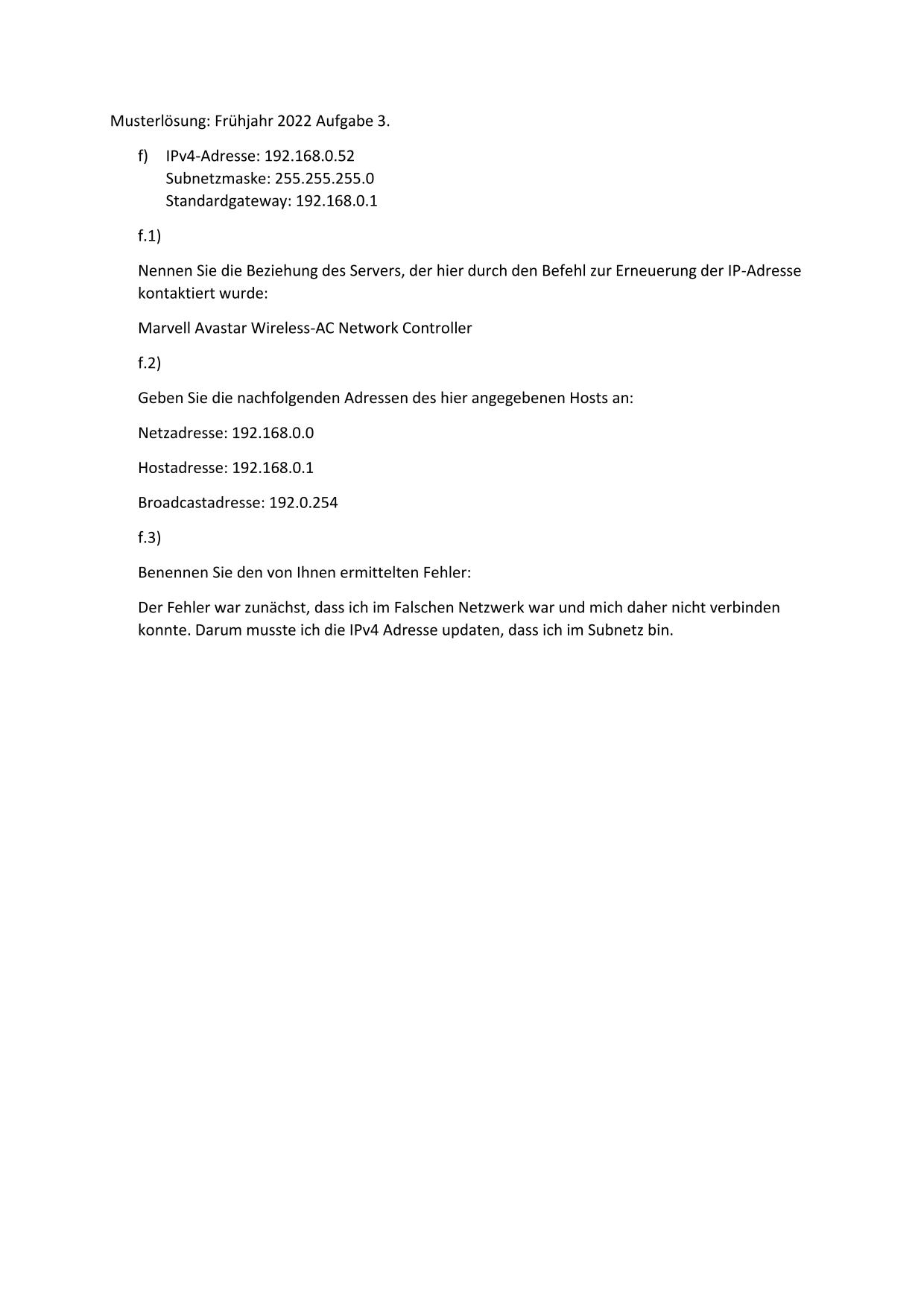 Musterlösung 3 Teil 3