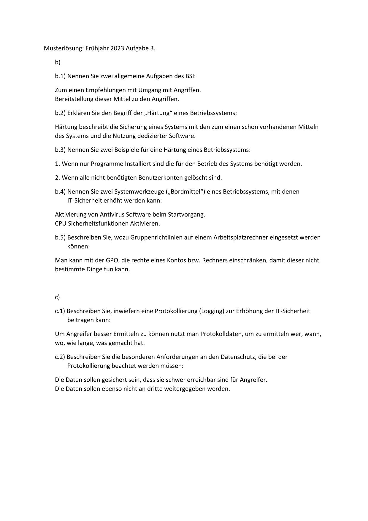 Musterlösung 3 Teil 2